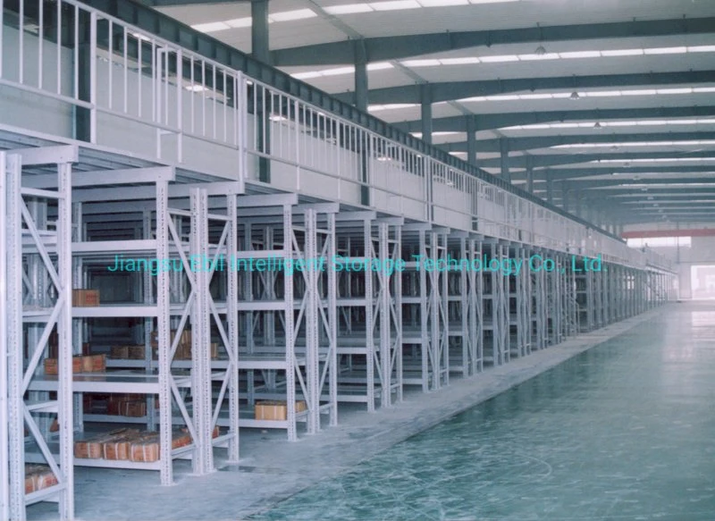 Multi-Tier Industry Warehouse Racking Steel Mezzanine Floor Stacking Racks & Shelves