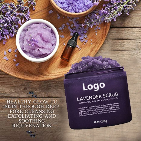 Exfoliate & Moisturize Skin Lavender Body Scrub