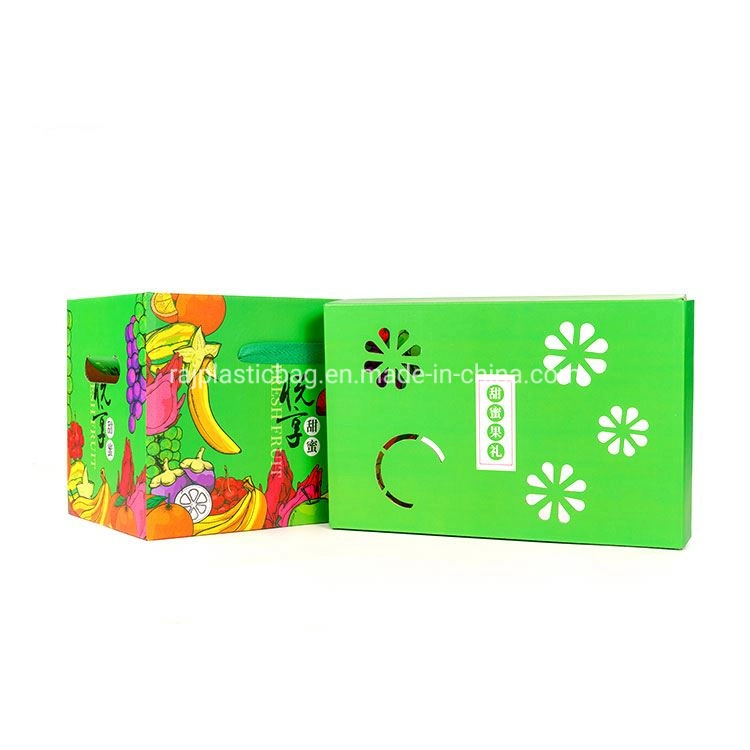 Factory Direct Sale Custom Corrugated Carton Vegetable and Fruit Lidded Boxes