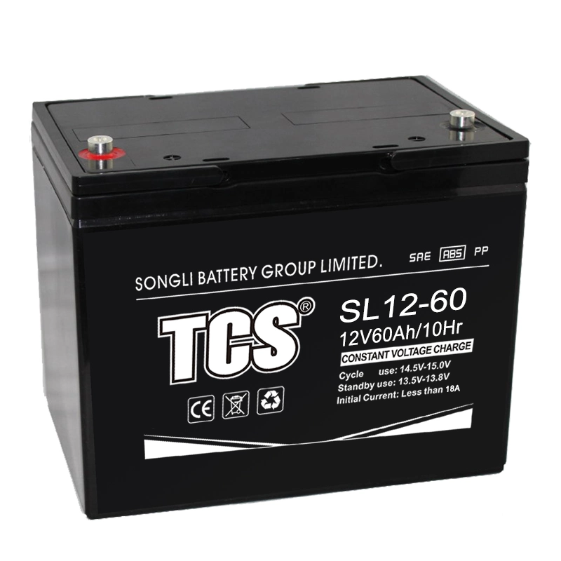 SL12-60 12V60Ah Commercial Solar Battery Storage Lead Acid Battery Cells Household Battery Storage