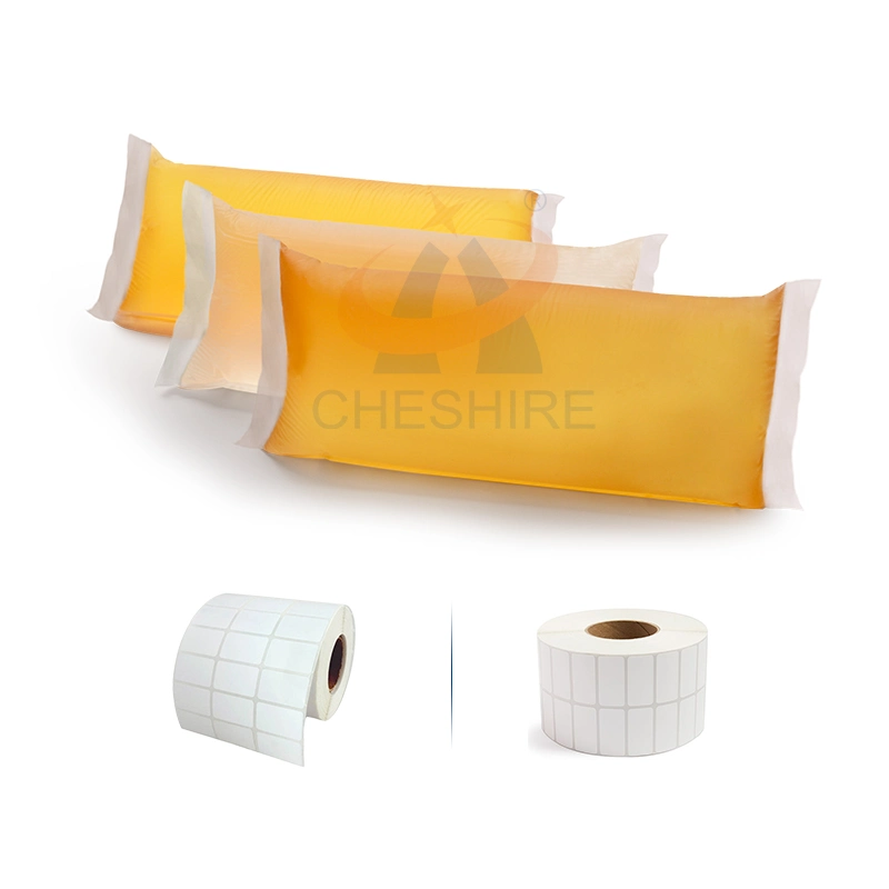 Biodegradable Glassine Release Liner Paper Self Adhesive Label Sticker Roll Reel Hotmelt Adhesive Glue