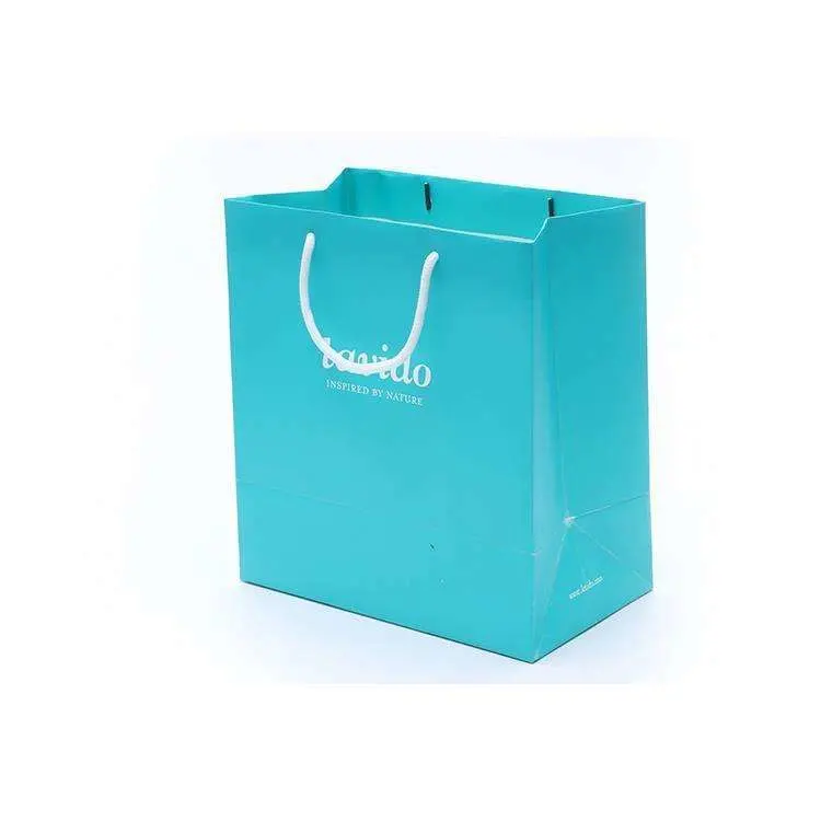 Customized Logo Carrier Paper Kraft Shopping Gift Packaging Paper Bag