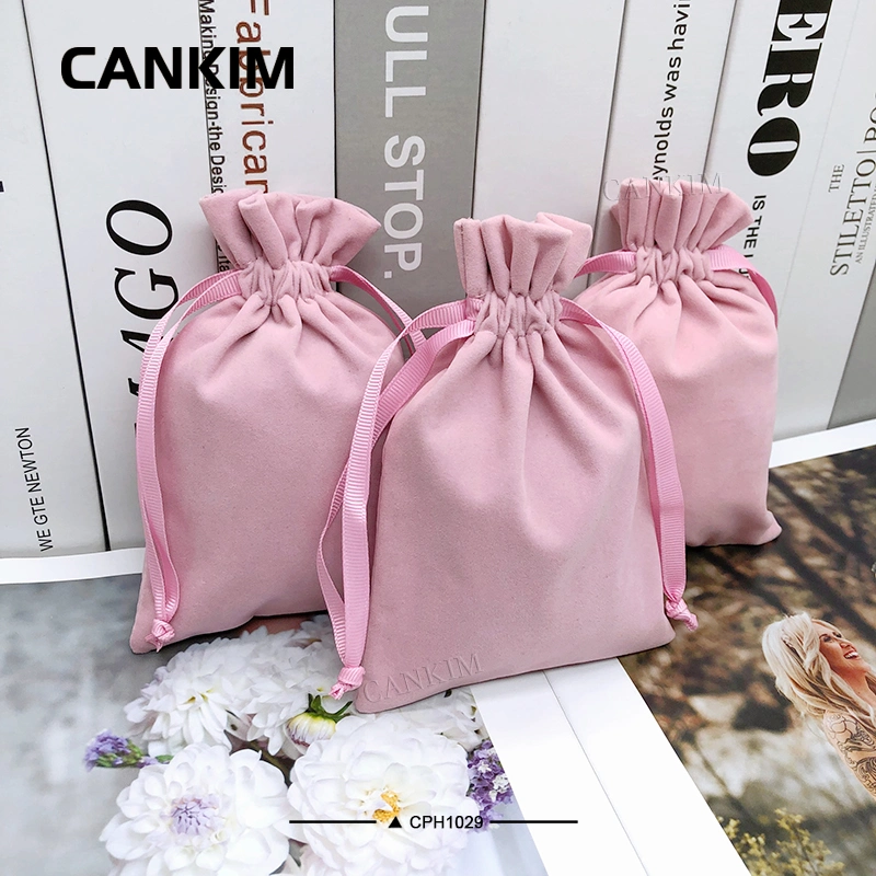 Cankim Fabric Textile Shopping Bag Jewelry Bag Packaging Velvet Pouch Gift Bags