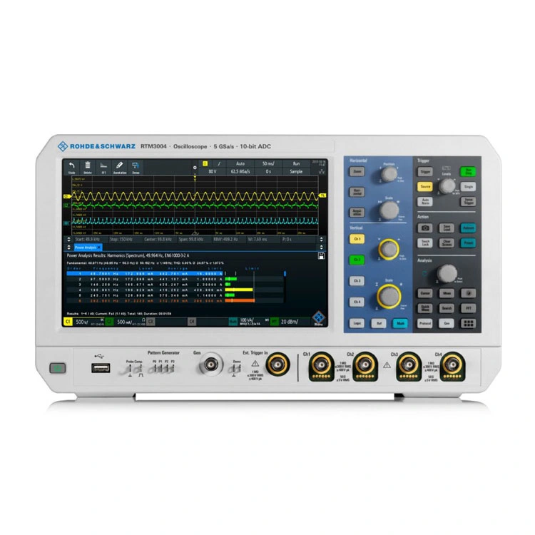 R&S Rtm3004 Oscilloscope Option Probe Logic Analyzer Signal Generator