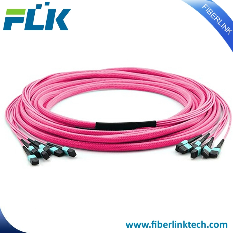 Fiber Optic Sm/Om3/Om4 MTP Trunk Cable Shenzhen MPO Patch Cord for FTTH Networking