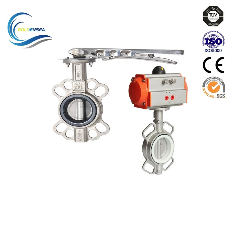 API/GB/DIN/GOST Flanged/Lug/Wafer Type Stainless Steel/Cast Iron Butterfly Valve