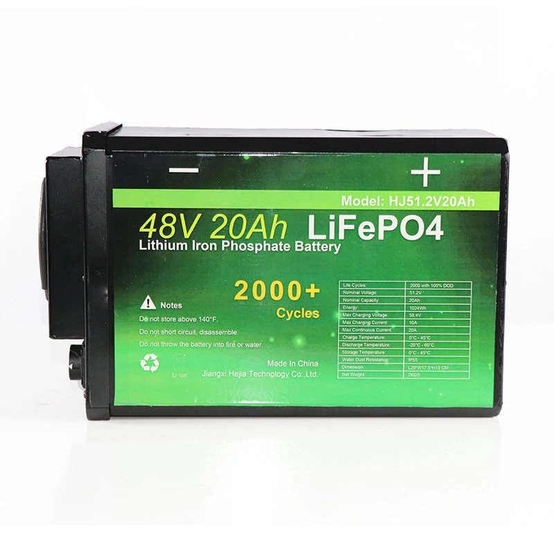 LiFePO4 Rechargeable Electric Vehicle Lithium Iron Phosphate Battery 48V