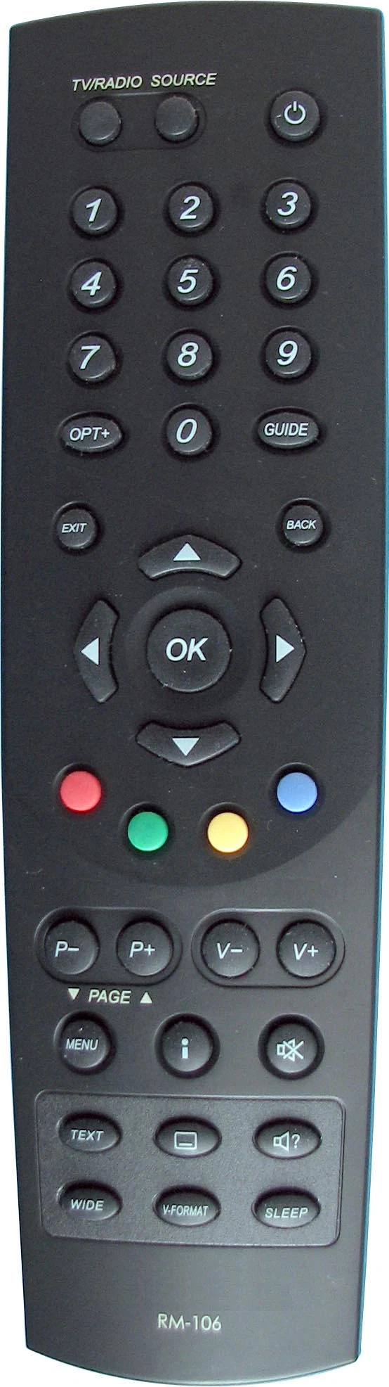 Manufacturer IR Remote Control Support Customize TV Remote Control (RM-106)