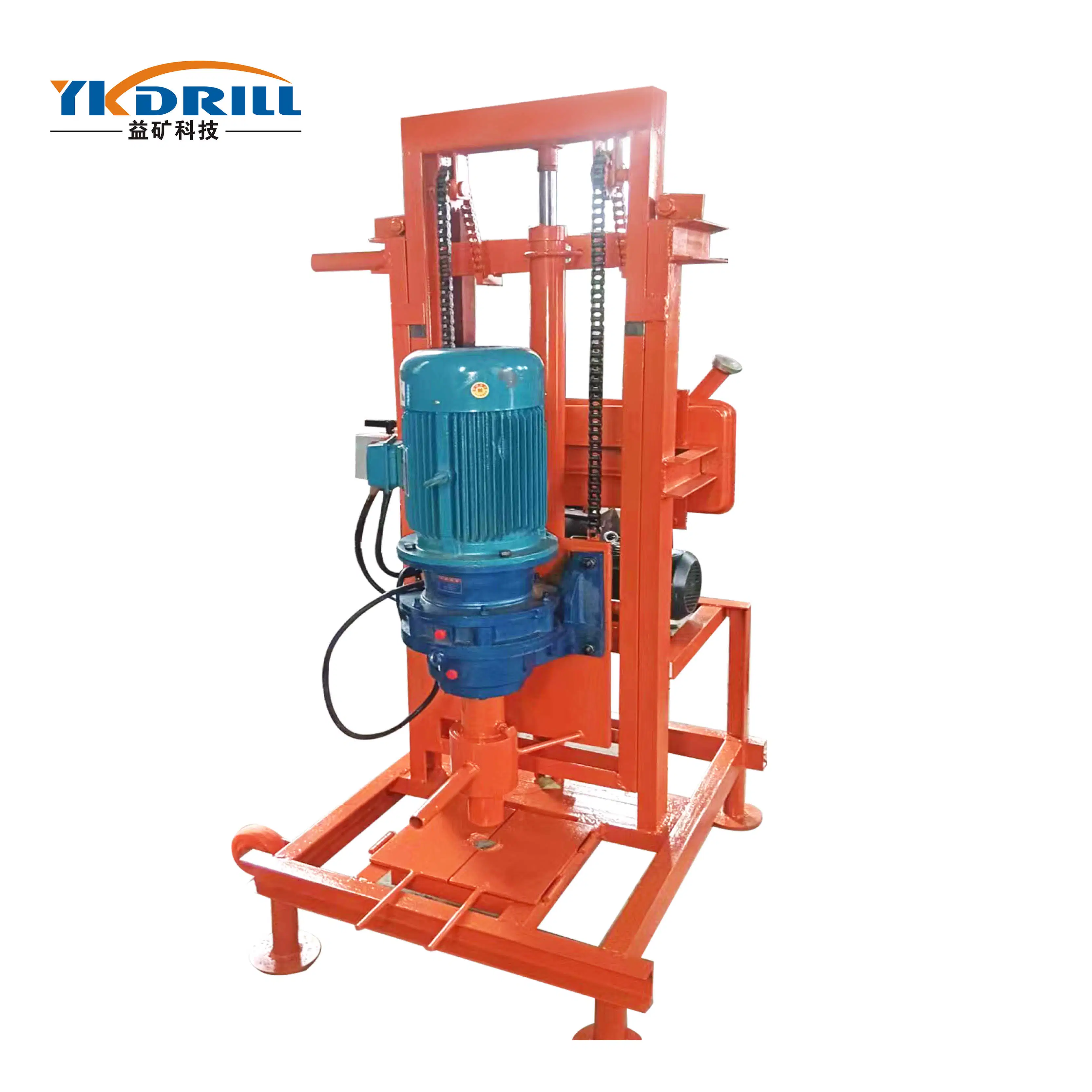 OEM 100m 120 metros eléctrico hidráulico plegable Drilling Rig eléctrico Taladro de elevación perforador de perforación perforador de pozos de agua