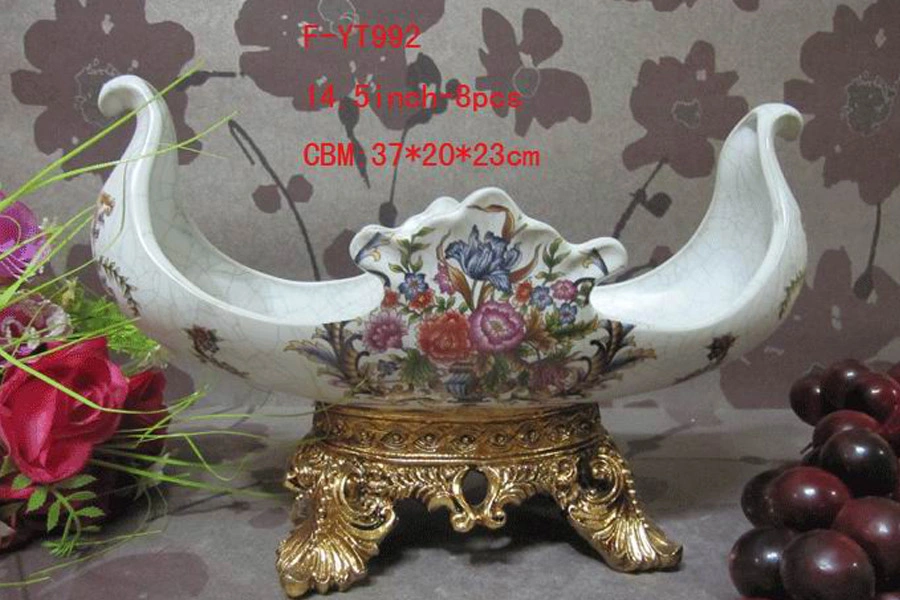 American Gold-Plated Ceramic Crafts Custom American Home Decorations