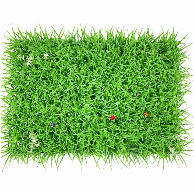 Factory Directly Supply Plant Outdoor Fence Panel Artificial Grass Wall Decor