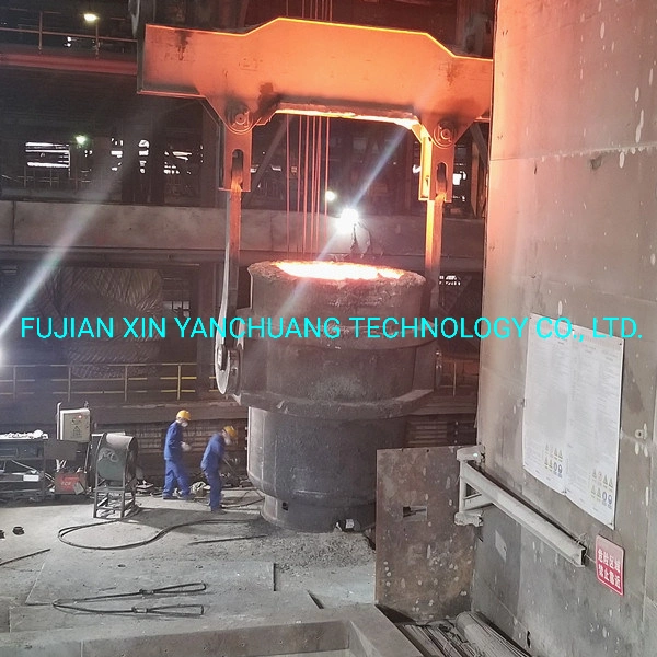 15 Tons Steel Ladle Container for Liquid Steel Induction Furnace Steelmaking