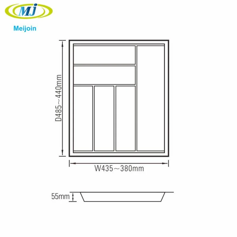 Пластиковый лоток для столовых приборов ящик для кухонного органайзера хранение держатель вставки