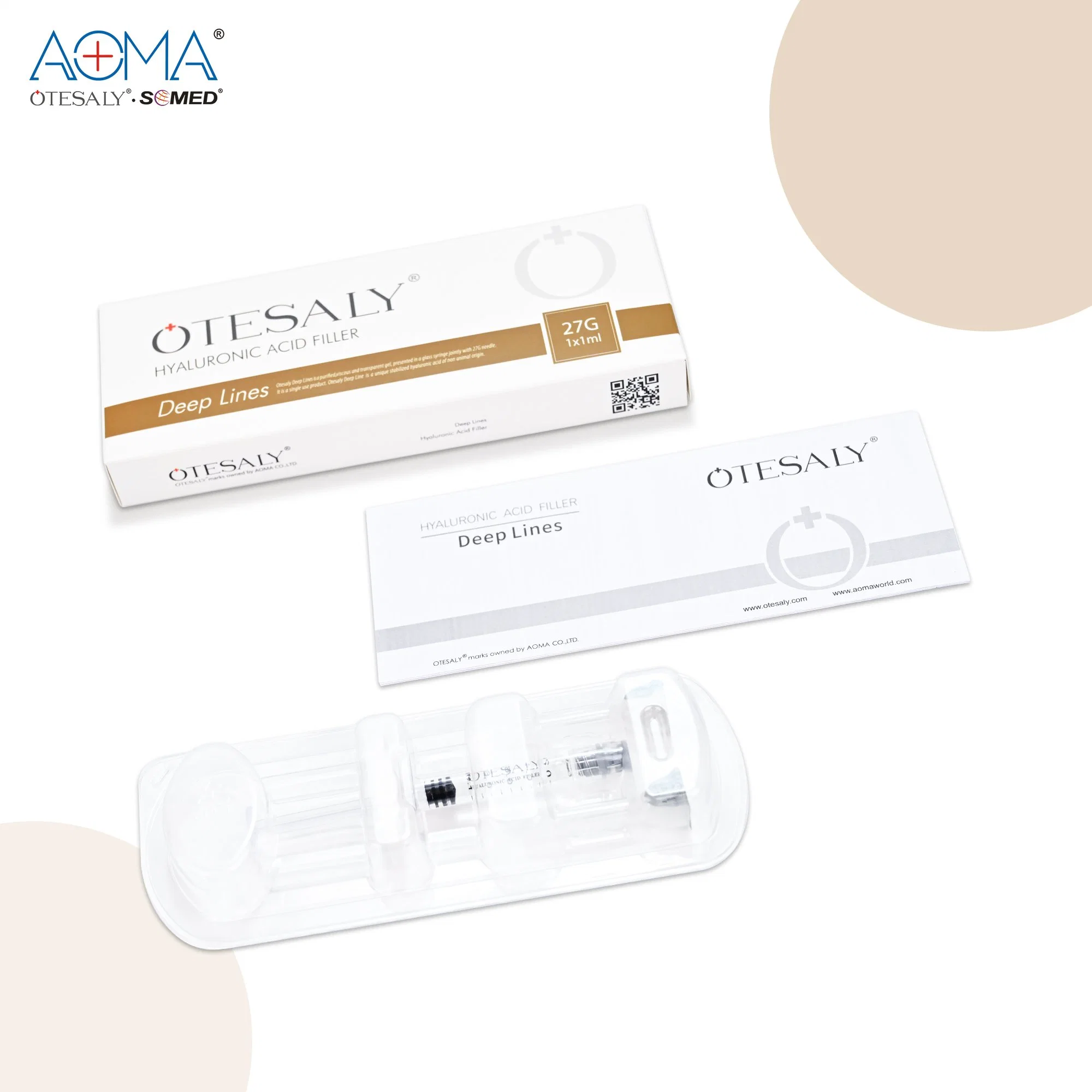 Otesaly 1ml Anti Wrinkle Hyaluronic Acid Injections Face Lip Dermal Filler