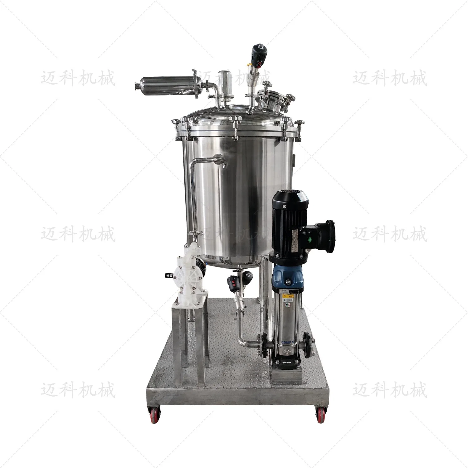 Maike Machinery Automatic Mobile CIP Cart / CIP Clean System for Fermenter Tank