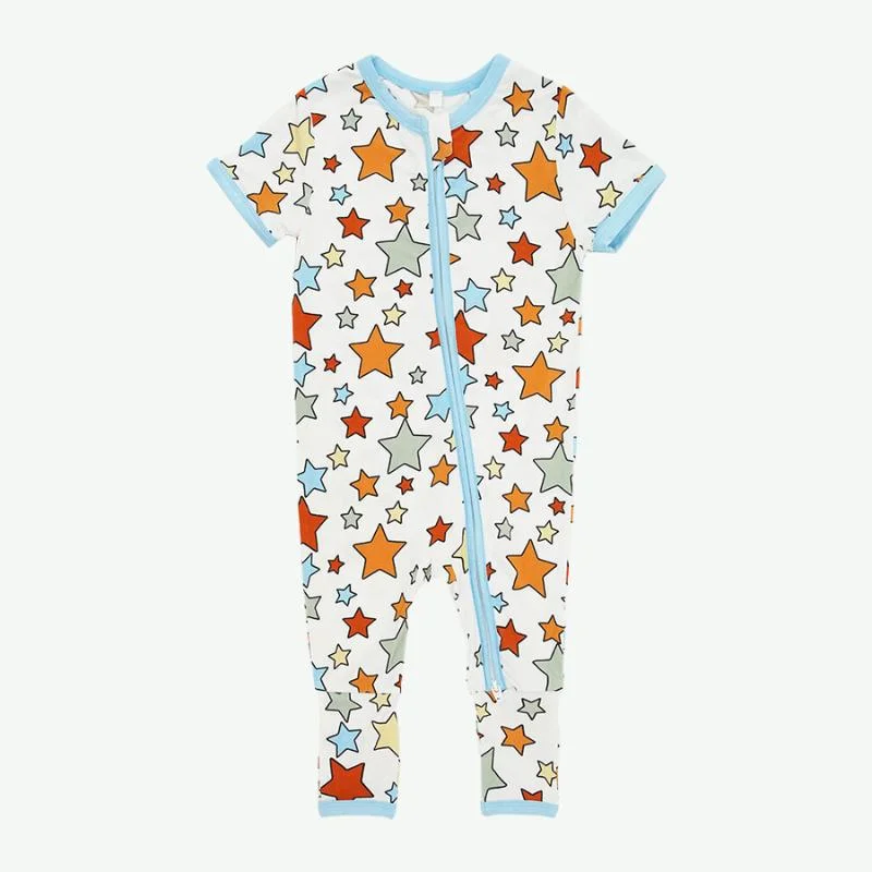 Bebé Rompers bambú Organic Sleepsuit infantil bebé Zip bidireccional romper