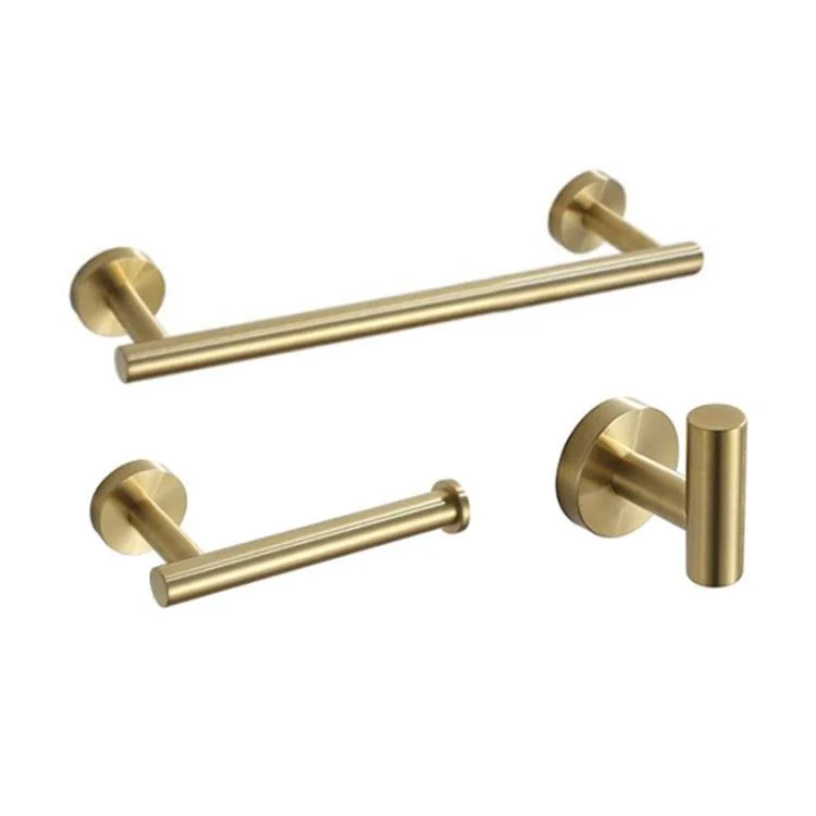 Bathroom Products 3 Pieces Stainless Steel Wall Robe Hook Accessory Set