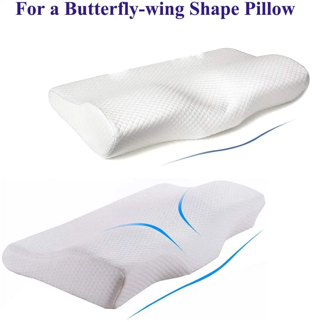 Fabricante Butterfly Ergonómico Almohada Cervical para Dormir Almohada de Espuma de Memoria Contorneada