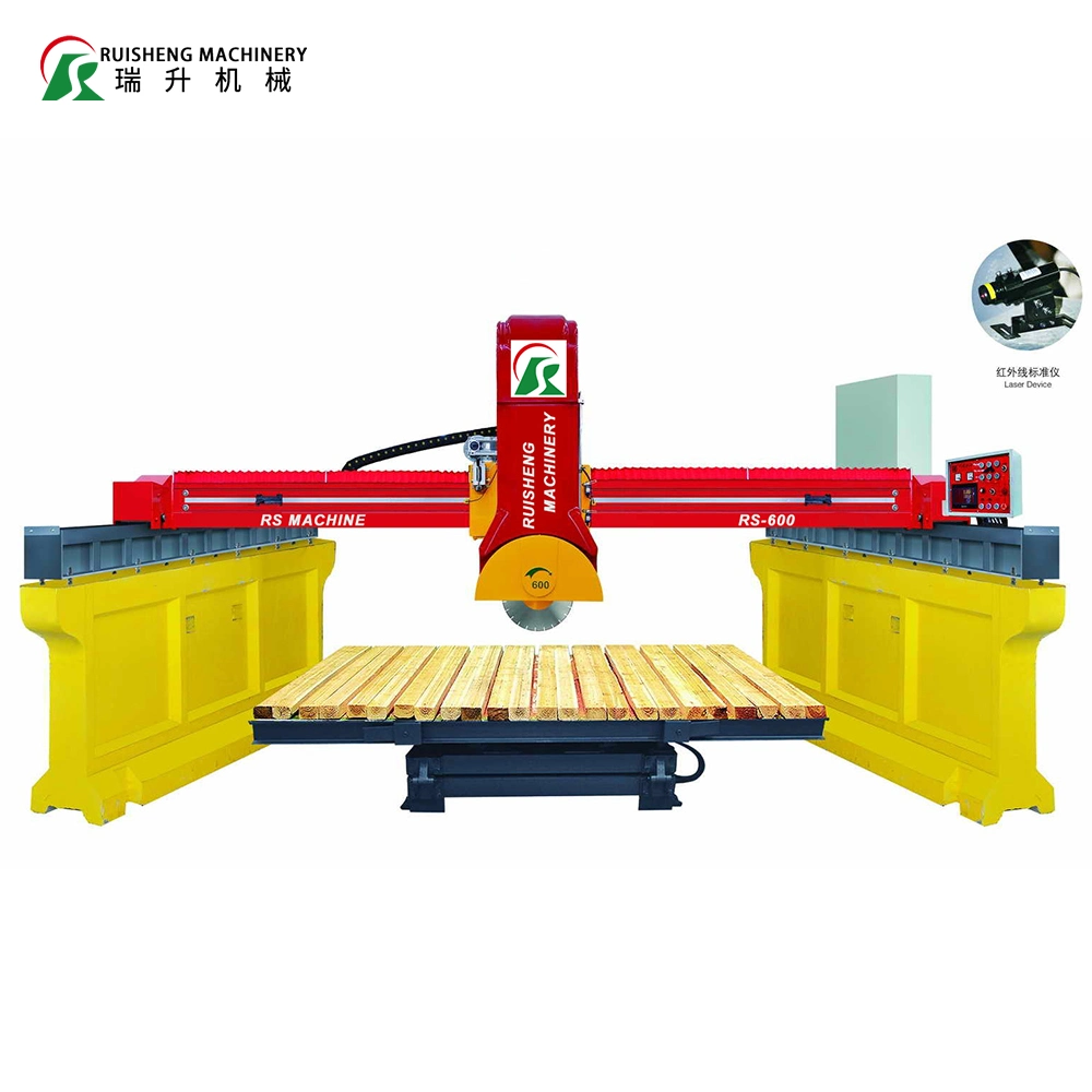 Infrarrojos Ruisheng puente automática Máquina de corte de piedra RS-400/600/700 Granito Mármol