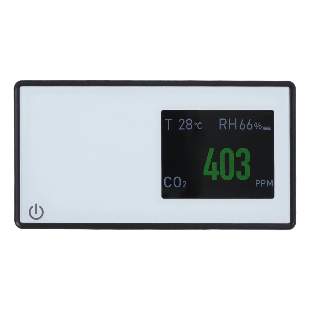 Indoor Air Quality Monitor, CO2 Detector, Accurate Ndir Sensor, Temperature and Relative Humidity, Indoor CO2 Meter for Car, Wine Cellar, Grow Tents, Home