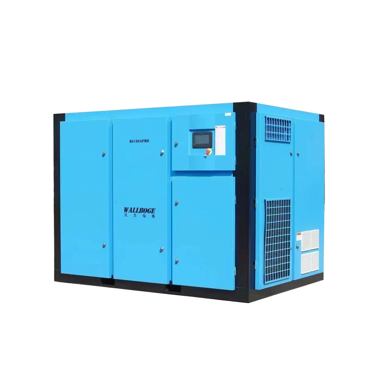 China Manufactory Heavy Duty Low Pressure Two-Stage Permanent Magnet Variable Frequency Screw Type Air Compressor, 132kw, 160kw, 185kw, 220kw, 250kw, 315kw