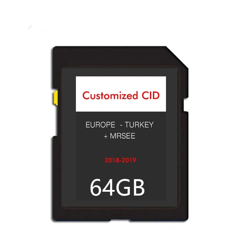 Mulberry OEM Change Cid Black Custom Cid SD Card Write/Clone Cid 16GB Memory Card for Car GPS