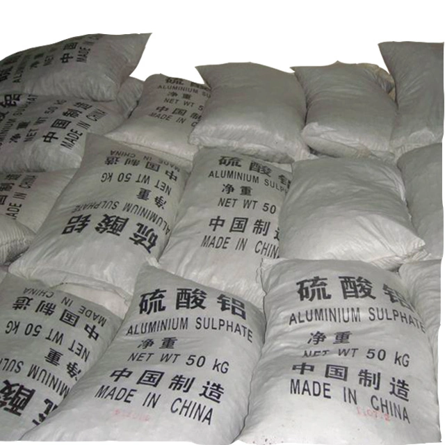 Factory Manufacturer Iron Free 17% Powder Aluminum Sulfate for Flocculant