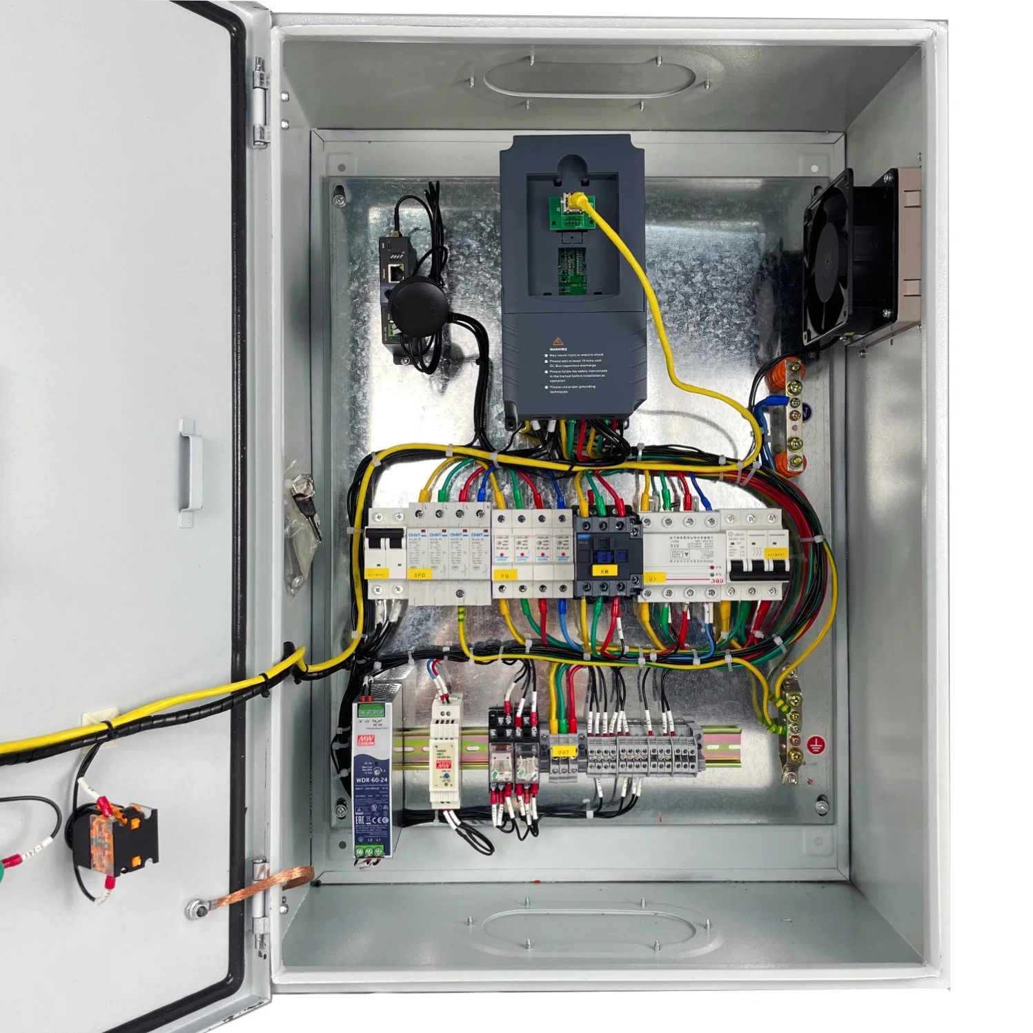 Универсальный с регулируемой частотой вращения одного контроллера на 3 этапе нейтрализатора VFD шкаф электрический двигатель панель управления с программируемым логическим контроллером