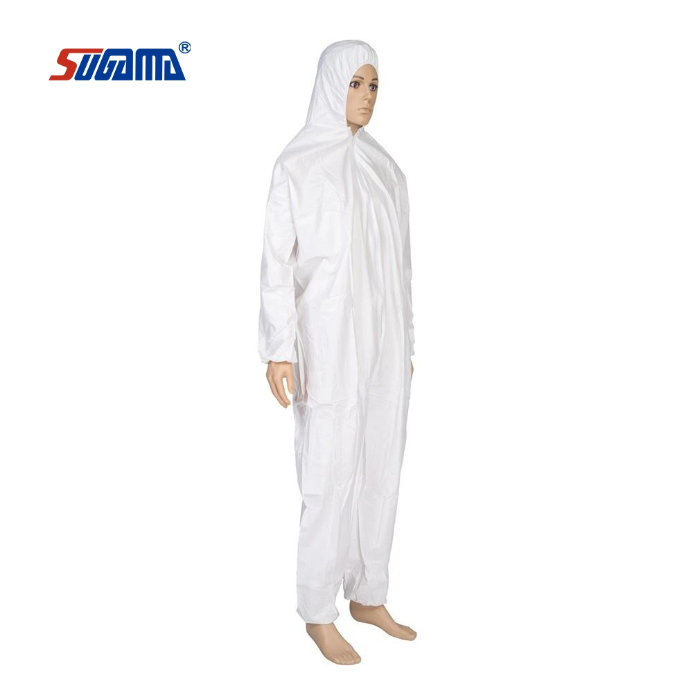 Virus Coverall Hazmat Suit Protects Disposable Safety Protection Isolation Clothing