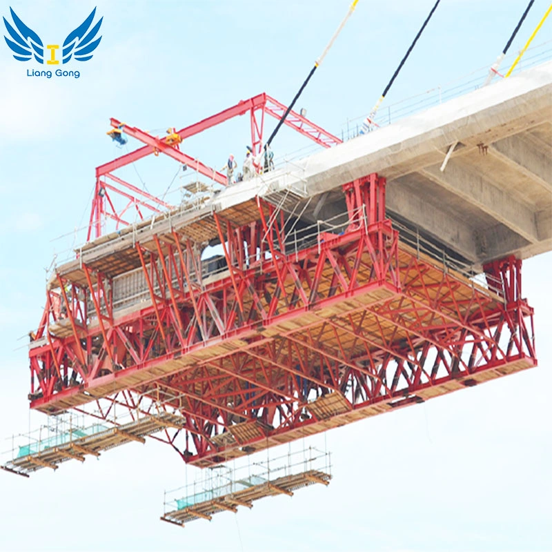 China Lianggong Building Equipment Steel formwork System cantilever forming Traveller Para construção de pontes semelhante a Doka