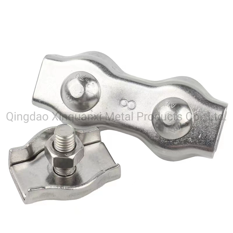 Ainless Steel Fasteners Simplex Single Wire Rope Clip