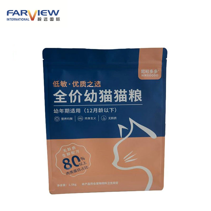 Pet Food Packaging Pouch Doypack Dog Cat Treats Retort 30g 50g 80g