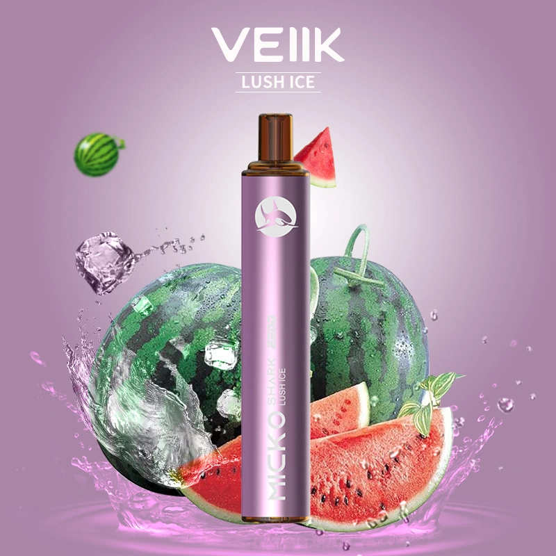 High quality/High cost performance Atomizer Vape E-Cig in Fashionable and Best-Selling 2200 Puffs Disposable/Chargeable Vape E Cigarettes Veiik Micko Shark