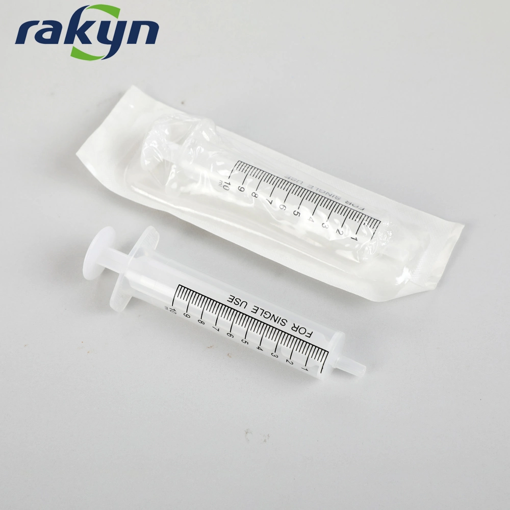 Hot Sales Disposable Veterinary Plastic 2 Parts Syringe 2ml 5ml 10ml 20ml