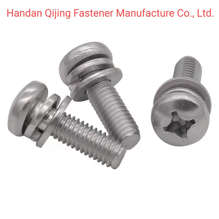 OEM Stainless Steel SS304 SS316 Torx Button Head Tamper-Resistant Machine Screw + Flat Plain Washer Assembly Stainless Steel