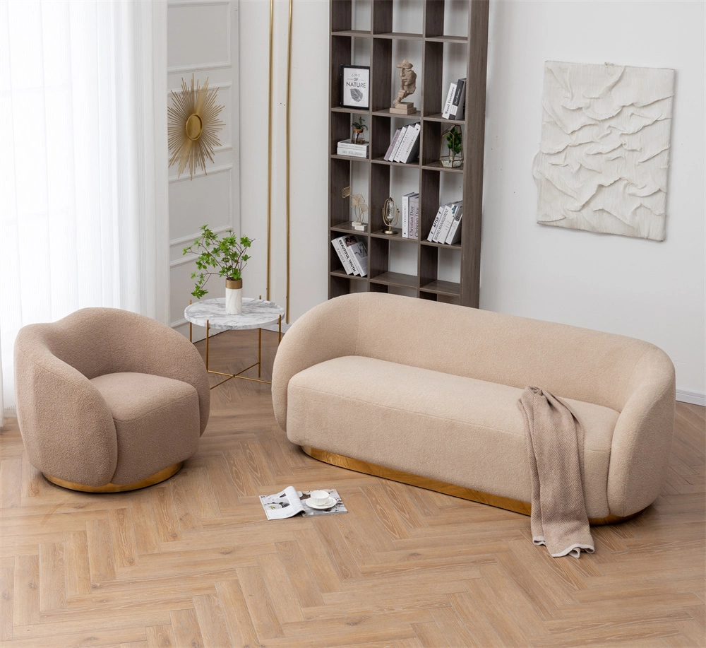 Nordic Modern Wohnzimmer Freizeit Couch Set Home Baumwolle Leinen Sofa für Hotel Project Möbel