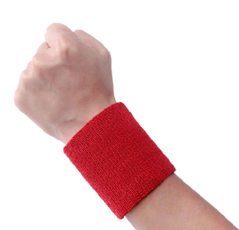 Hot Selling Breathable Elastic Wrist Band Cotton Towel Wristband Wrist Bracer Support