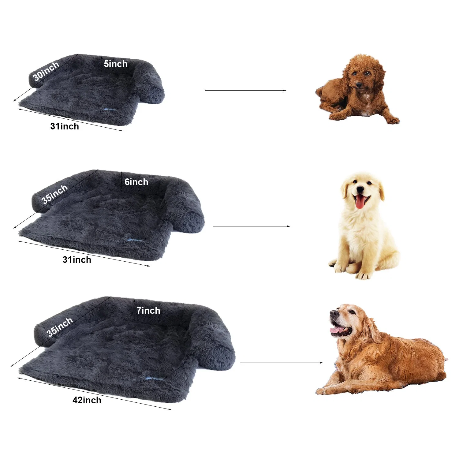 European Best Selling Dog Bed Eco Friendly Pet Products Composite Linen Series Round Pet Products Pets Bed