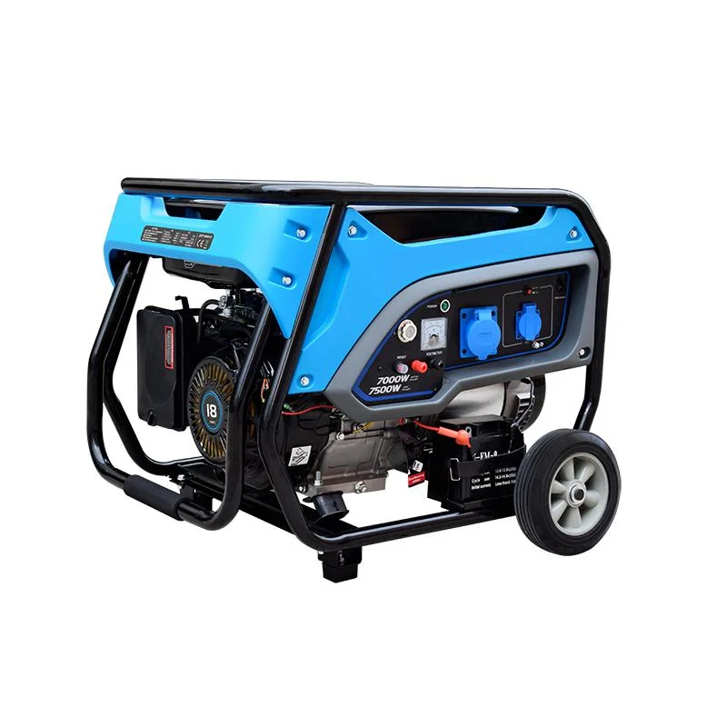 New Powerful 5kw Dual Fuel Generator Set with Handle and Wheels by Gasoline Petrol & LPG/ Natural Gas Engine