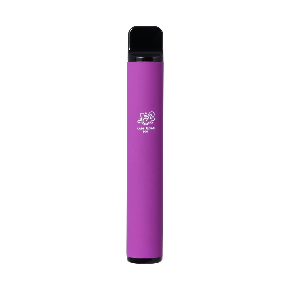 Fábrica de puff Plus Vapes Jam King 600 descartável no Armazém da UE Cassete de papel de cigarros Vape pré-carregada Vape China de 2 ml e de 550 mAh E.