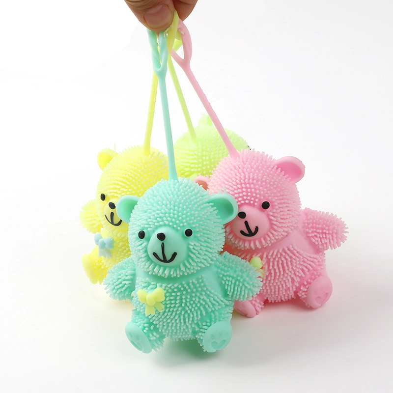 Best Selling New Design Cute Bear Fluffy Squishy Puffer Toy