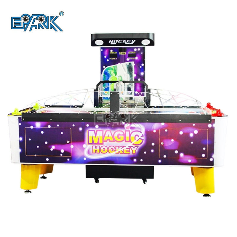 Теннисная настольная теннисная машина с аттракционов Air Hockey Table с монетным управлением и звездой Тема