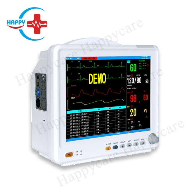 Hc-C003b Ready Stock Medical New Style 12.1 Inch Multiparameter Patient Monitor /Hospital, ICU Patient Monitor