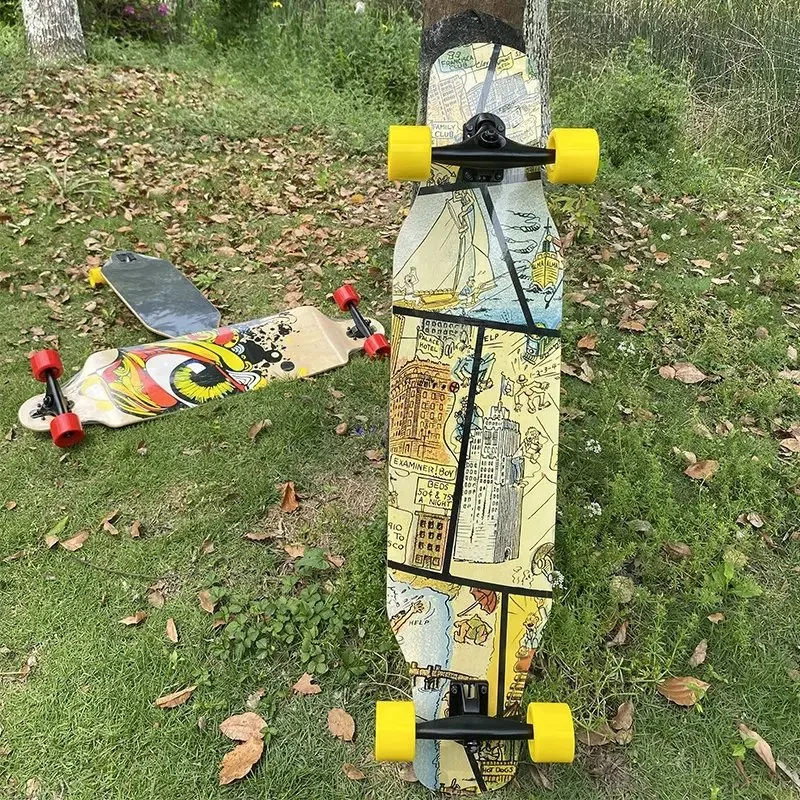 Роликовой доске 41 дюйма танцы Longboard роликовой доске