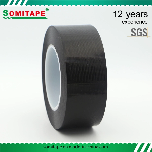 Sh319 No Residue Black Masking Tape for Surfaces Protection Somitape