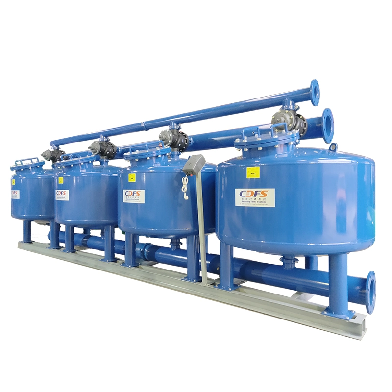 Sistema de filtración filtro de arena para el tratamiento de agua de riego