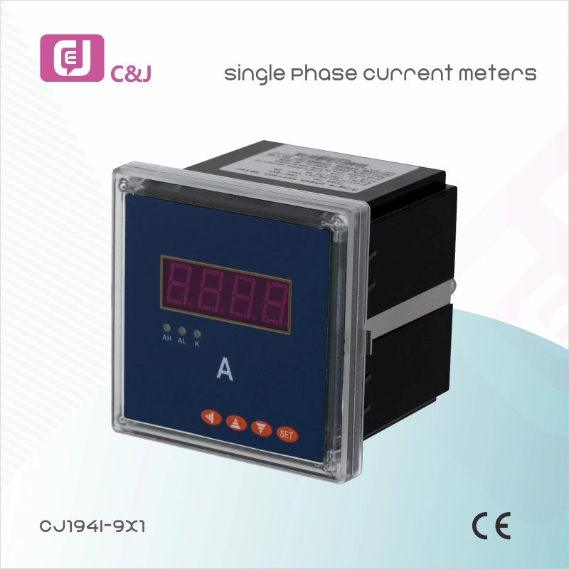 Cj194I-9X1 Electric Cabinets Single Phase LED Display Current Meter Energy Meter