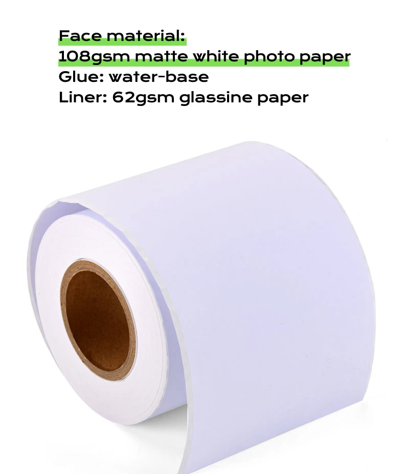 Accept Soft Rightint Carton OEM Shanghai Pre-Cut Label Rolls Paper