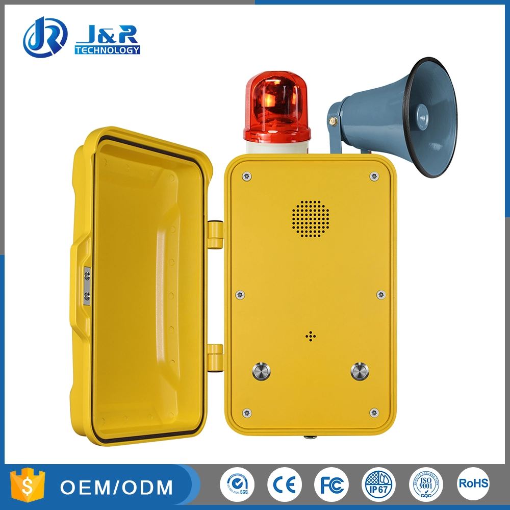 Hand Free VoIP Vandal Resistant Industry Telephone, 3G Emergency Telephones