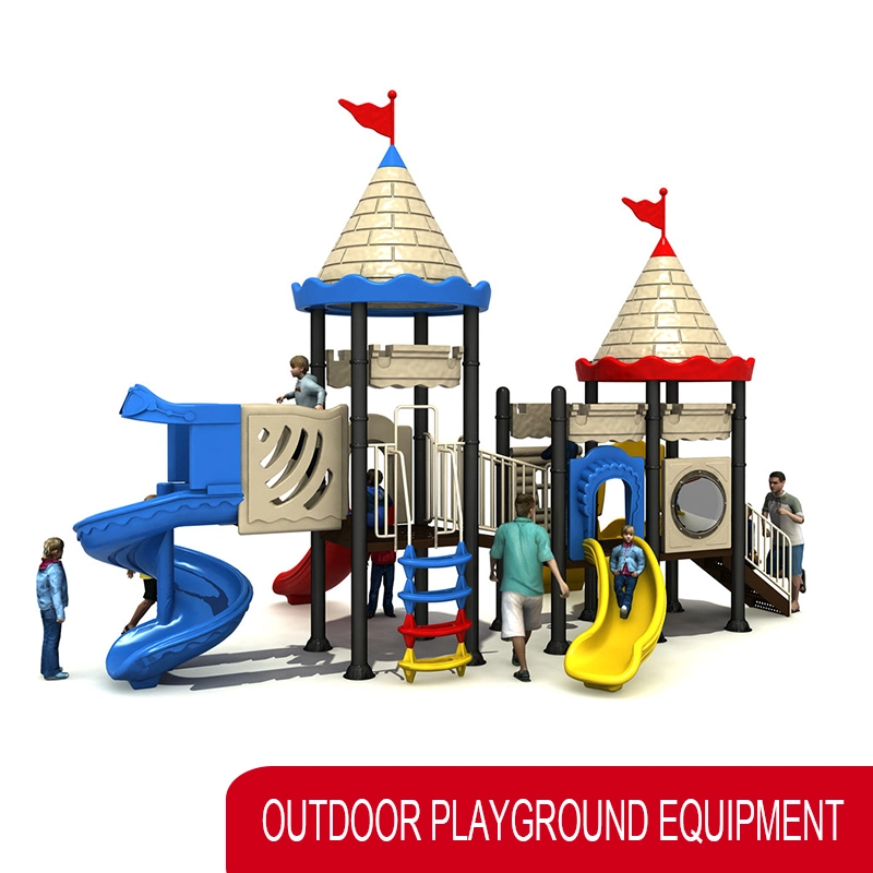 Colorful Plastic Commercial Outdoor Slide Part Playground